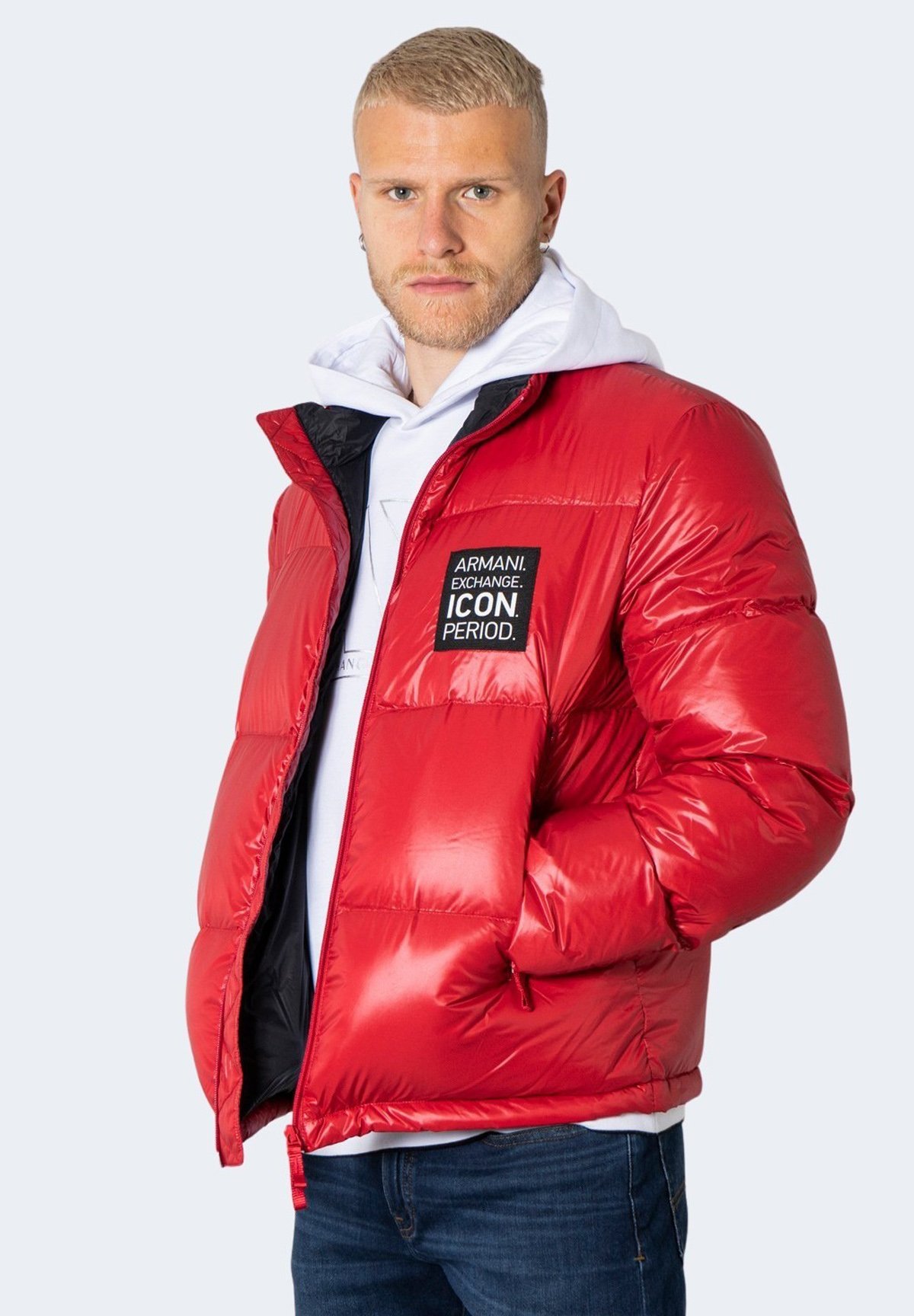 armani exchange red