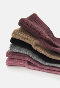 Name it NKFMAGIC GLOVES UNISEX 6 PACK - Kesztyűk - grape shake/packlila taup/huckleber black/grey