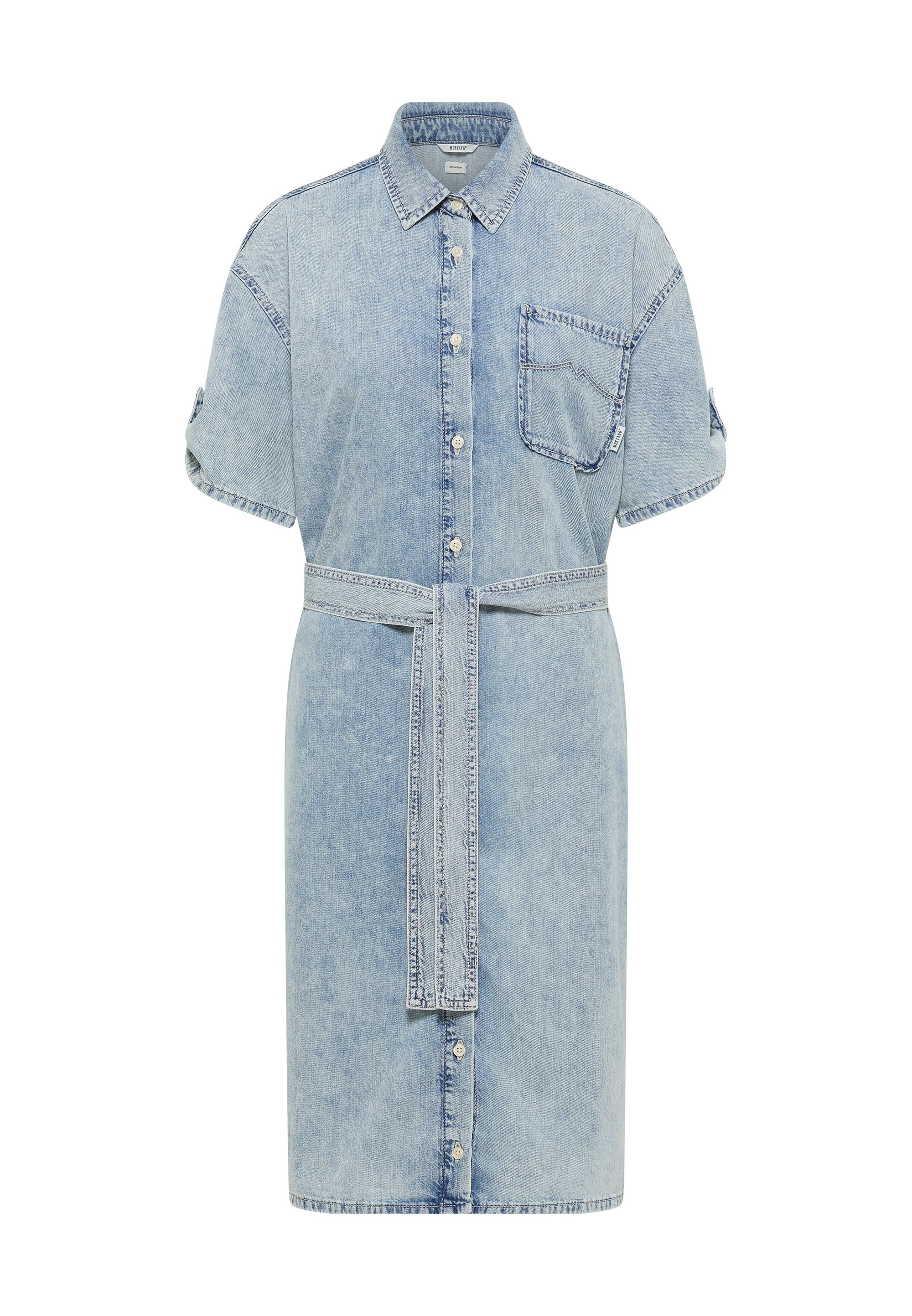 Mustang STYLE CAMILLA Robe en jean blau/bleu clair