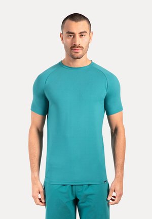 PRINT LOGO DELIAN - T-shirt basique - petrol