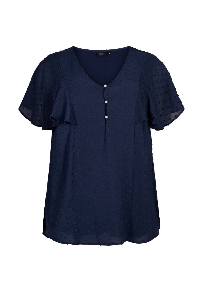 Zizzi Blouse donkerblauw