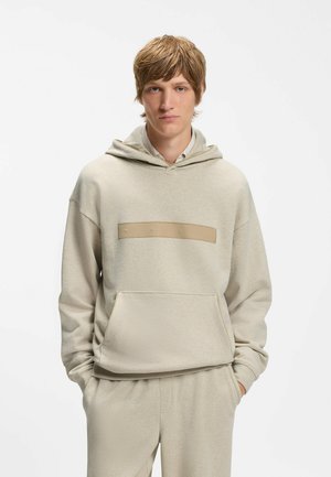 HUGO, HUGO DALIHOOD - Sweat à capuche - light beige seven