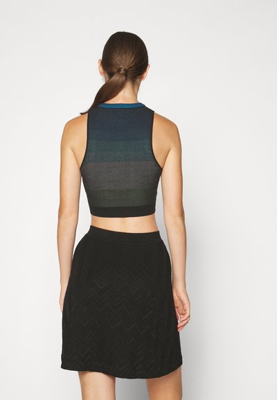 Missoni Sport Μπλούζα - black/green/blue