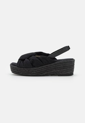 BOHOWILL - Plateausandalette - black