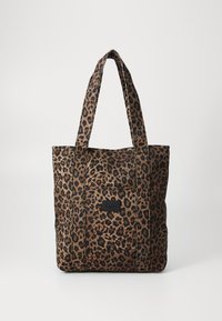 TOTE CARMELA PRINTED DARK BROWN  - Velká kabelka - dark brown