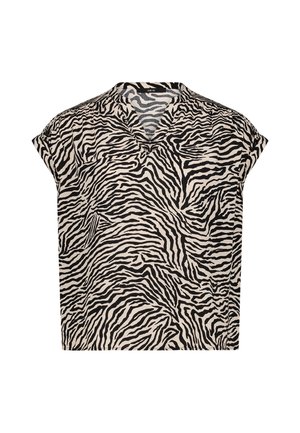 zero, Blouse - cream black