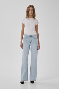 My Essential Wardrobe 35 THE LOUIS 139  HIGH WIDE Y - Straight leg -farkut - light blue retro wash