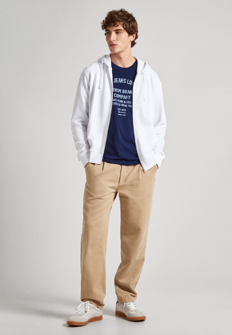 Bluză de molton cu fermoar