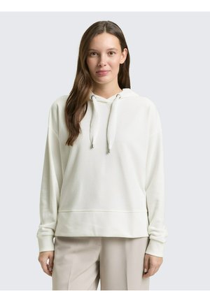 MIT HERZ-DETAIL - Kapuzenpullover - whisper white