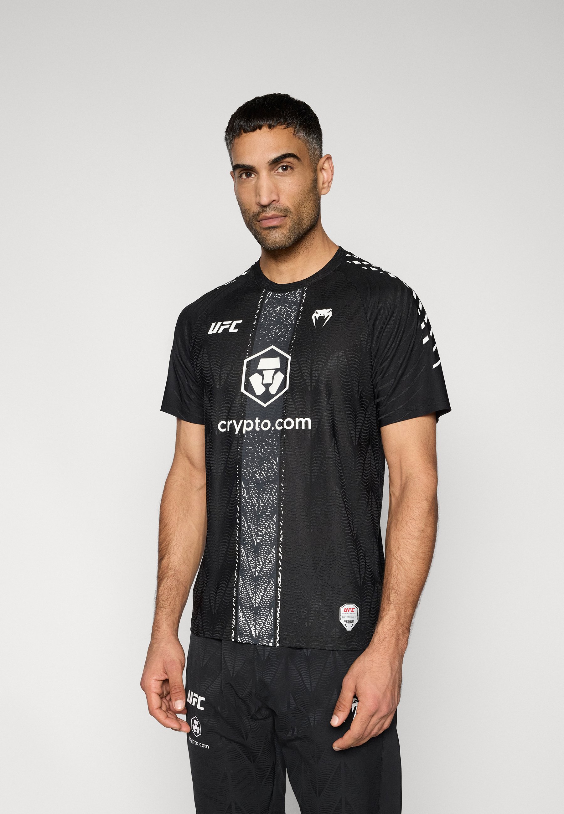 Venum UFC ZENITH FIGHT NIGHT MENS - Camiseta estampada - black/white/negro  - Zalando.es