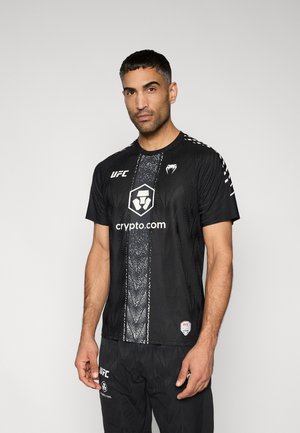 UFC ZENITH FIGHT NIGHT MENS  - Trükipildiga T-särk - black/white