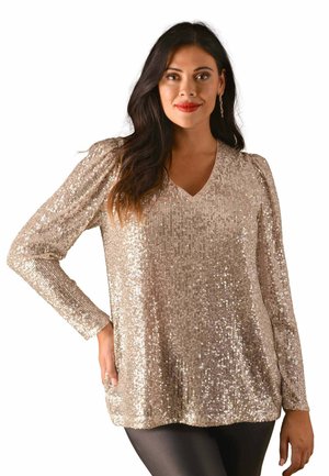 CHAMPAGNE PUFF - Blouse - gold