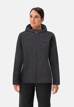 TIKOMA HOODY - Fleecejacke - black
