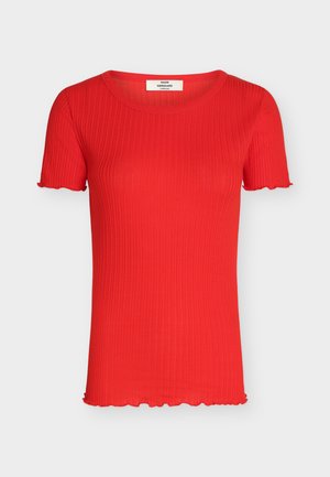 Mads Nørgaard, POINTELLA TRIXY TEE - T-shirt basique - fiery red