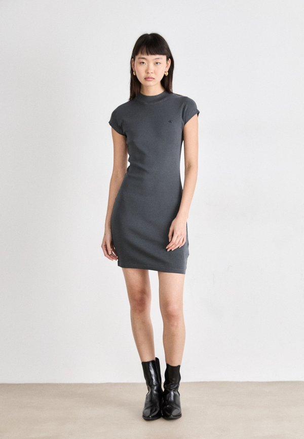 WASHED CAP SLEEVE DRESS - Etuikleid