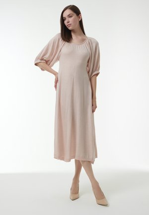BALLOON SLEEVE  - Strickkleid - pink