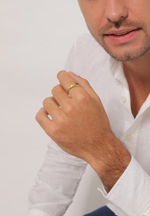 BASIC  - Ring - gold-coloured