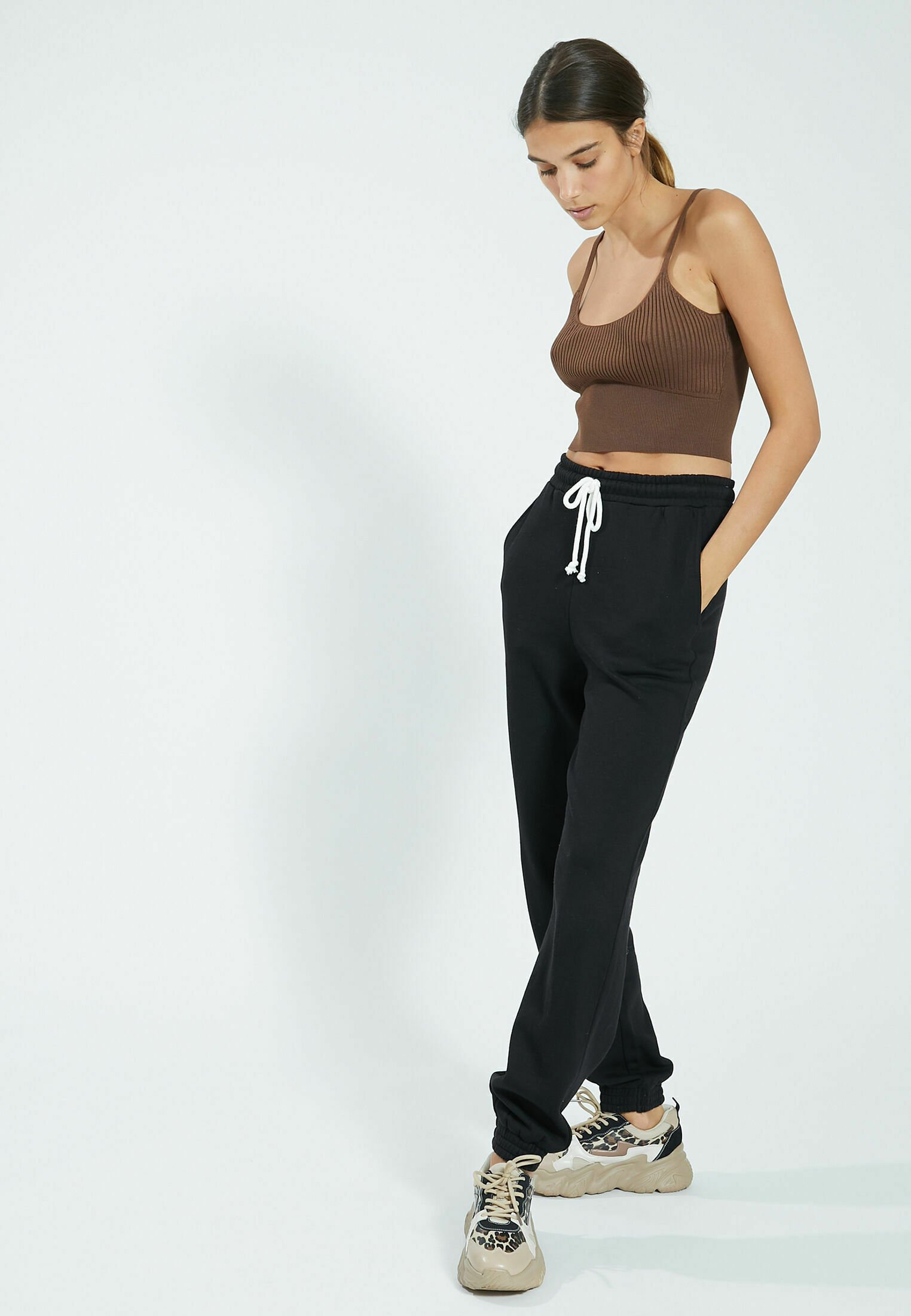 Pimkie Pantaloni sportivi - schwarz/nero - Zalando.it