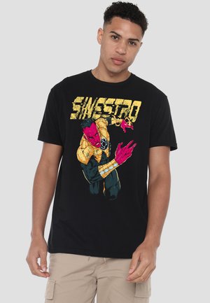 Cotton Soul, GREEN LANTERN SINESTRO FORCE - Print T-shirt - black