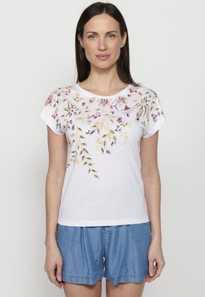 T-Shirt print - blanco white