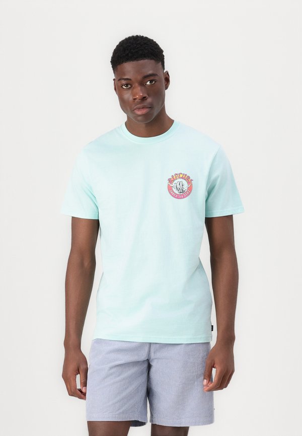 SHRED TIL TEE UNISEX - Print T-shirt - light aqua