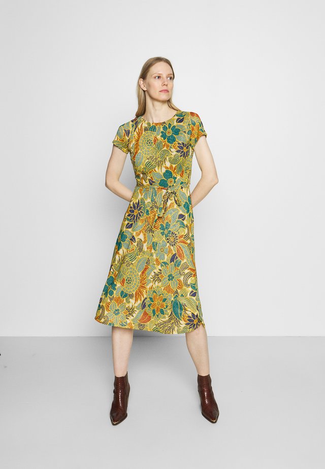 BETTY PARTY DRESS SAN FELIPE - Jerseyjurk - ceylon yellow