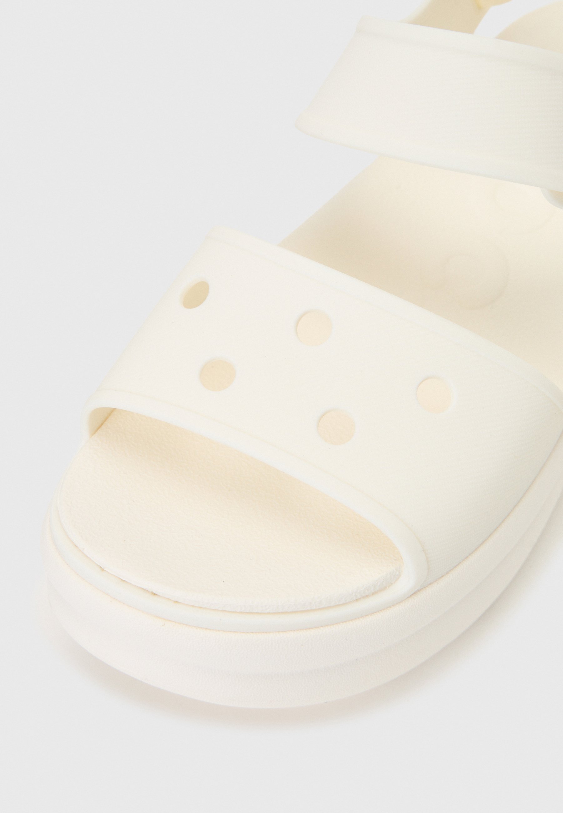 Crocs SOHO Y STRAP - Platform sandals - chalk/white - Zalando.co.uk