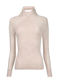 Leem WRAP NECKLINE - Trui - neutrals