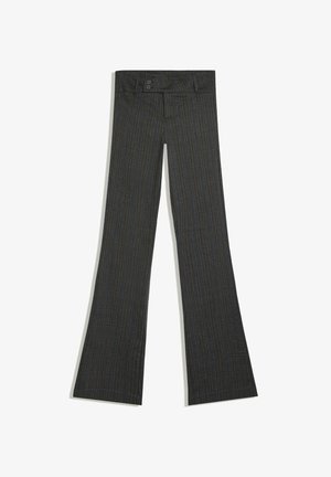 Bershka, FLARED BENGALINE - TROUSERS 05112741 - Nohavice - blue-grey