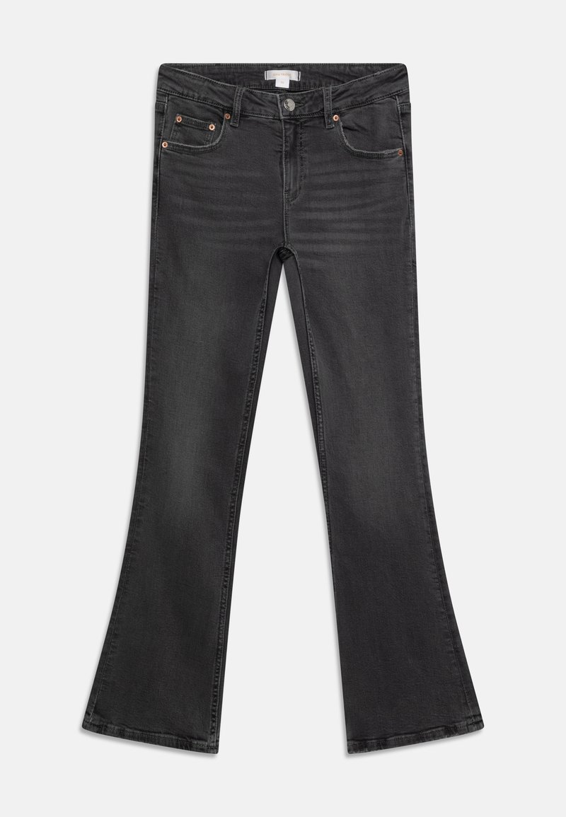 Gina Tricot Young Bootcut jeans offblack/zwart Zalando.nl