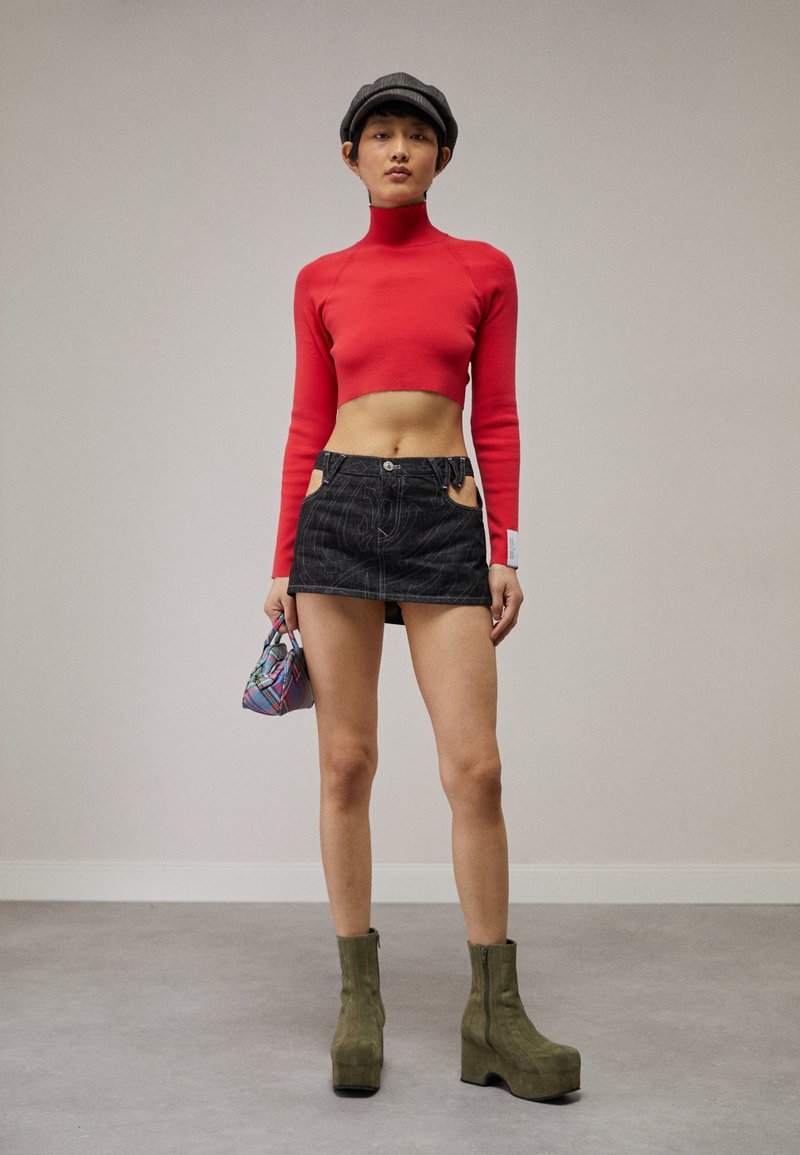 Vivienne Westwood CUT OUT FOAM SKIRT - Mini skirt - floating  