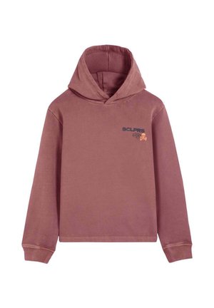 Scalpers, SCALPERS SCDIMENSION HOODIE KIDS - Jersey con capucha - burgundy