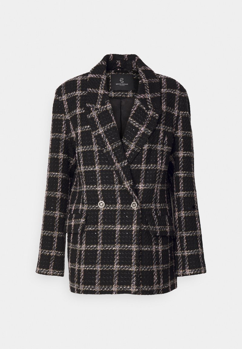 Bruuns Bazaar Halflange jas zwart