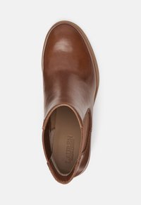 Lauren Ralph Lauren CAILIE LEATHER BOOTIE - Magassarkú bokacsizmák - tan
