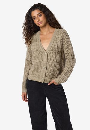 NMCHARLIE V-NECK - Gilet - aluminum