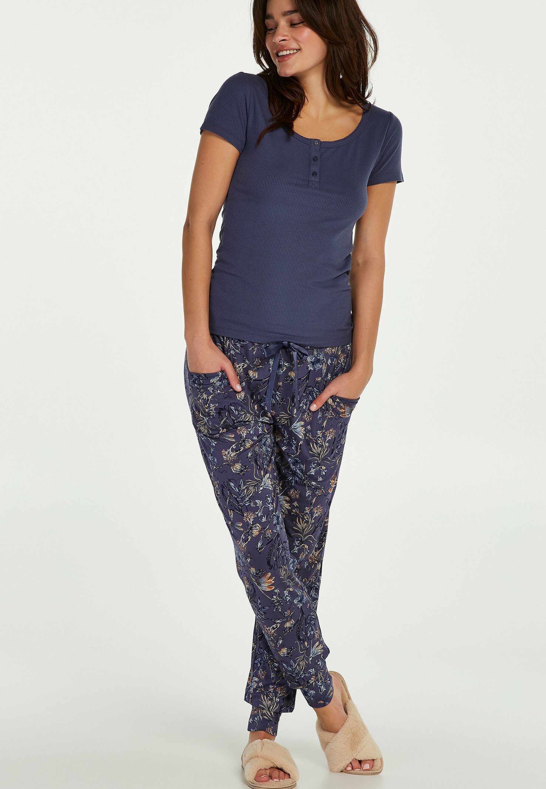 PETITE - Pyjama bottoms - blue 