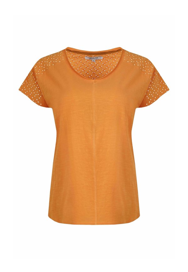 PERNILLE CUTAWAY - Print T-shirt - orange2