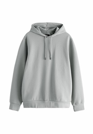 Next REGULAR FIT - TEXTURED OVERHEAD - Hoodie - grey
