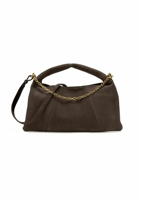 PLAIN STUDDED  - Handtas - dark brown