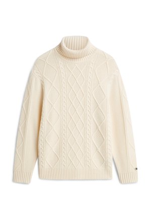 Tommy Hilfiger, CABLE - Jersey de punto - ivory petal
