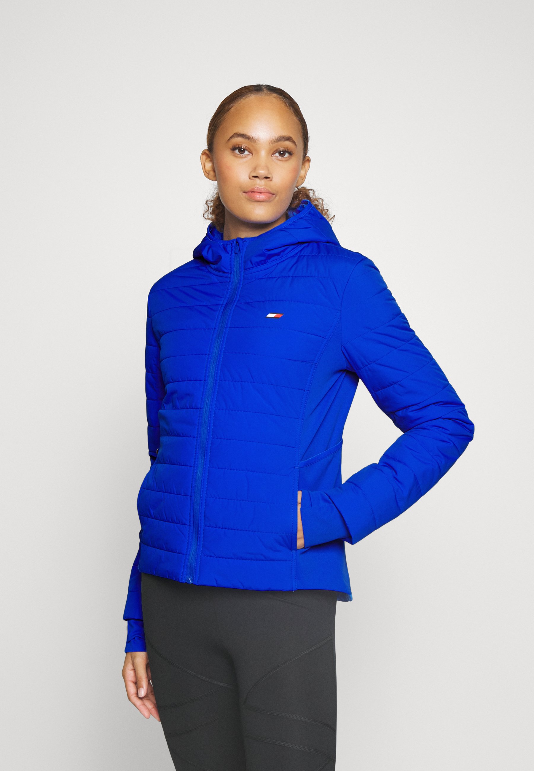 tommy hilfiger womens blue jacket