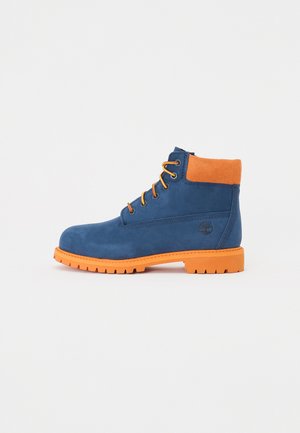 PREMIUM 6 INCH LACE UP UNISEX - Veterboots - blu nubuck