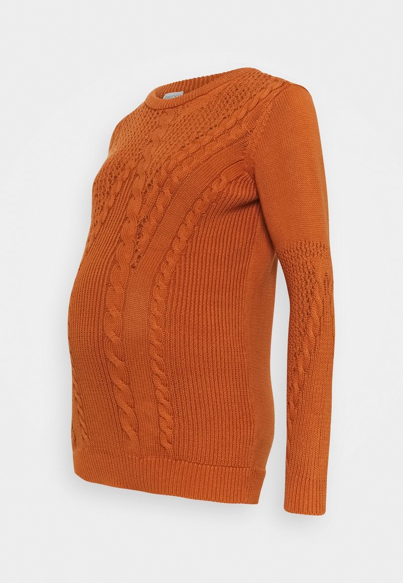 Pieces Maternity Svetr - metallic red