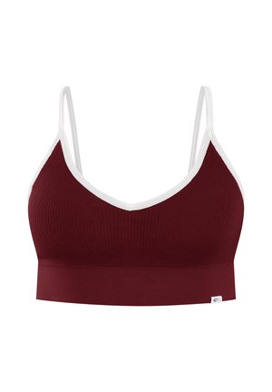 Smilodox, SPORT BH YARI - Light support sports bra - bordeaux