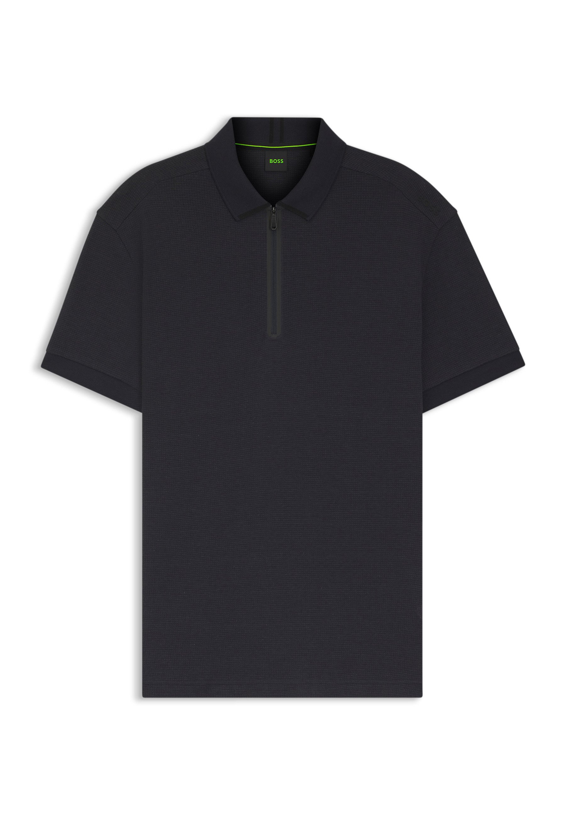 BOSS TERRACE ZIP - Polo shirt - dark blue - Zalando.ie