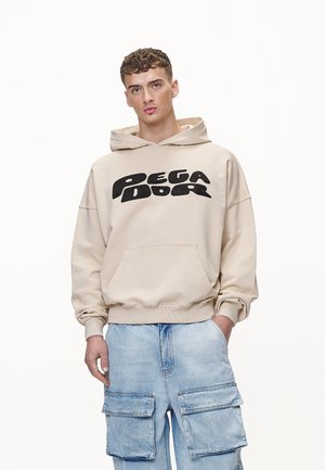 DREW BOXY HOODIE - Sweatshirt - washed desert sand