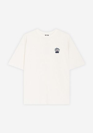 Kaotiko, BONSAI UNISEX - Print T-shirt - ivory