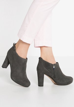 Botines de tacón - dark grey