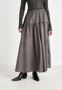 Weekday SKIRT - Maxisukňa - dark mole