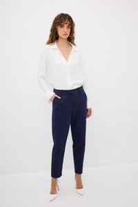 adL WITH SLITS AND POCKETS - Kalhoty - navy blue